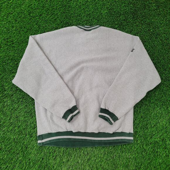 Vintage Stine AG-Partners Ringer Sweatshirt XL 24x27 Cropped - Picture 2 of 14